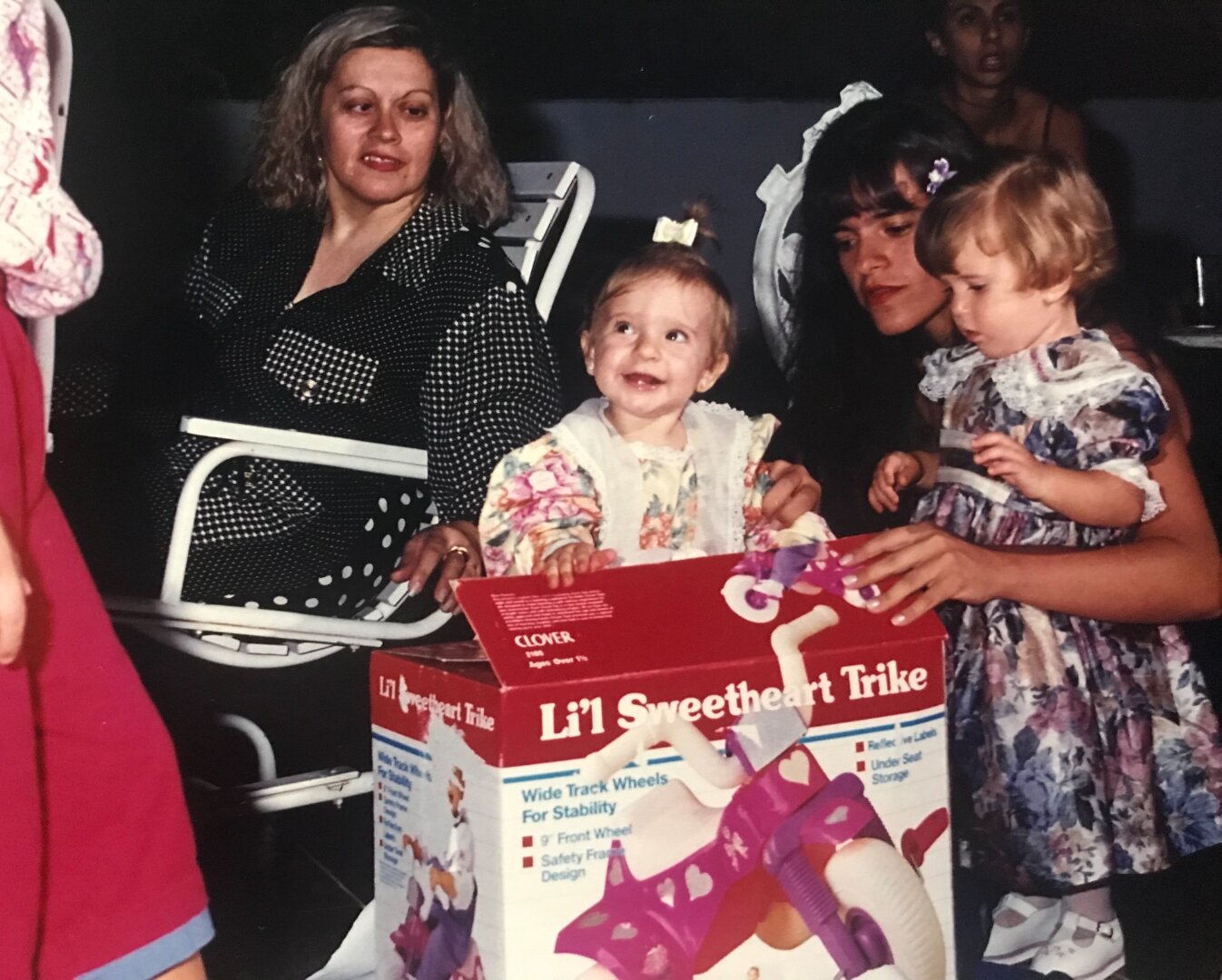 Jess bebê no aniversário da dinde